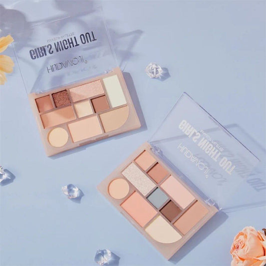 Hudamoji - 10 Color Girls Night Out Eyeshadow Palette