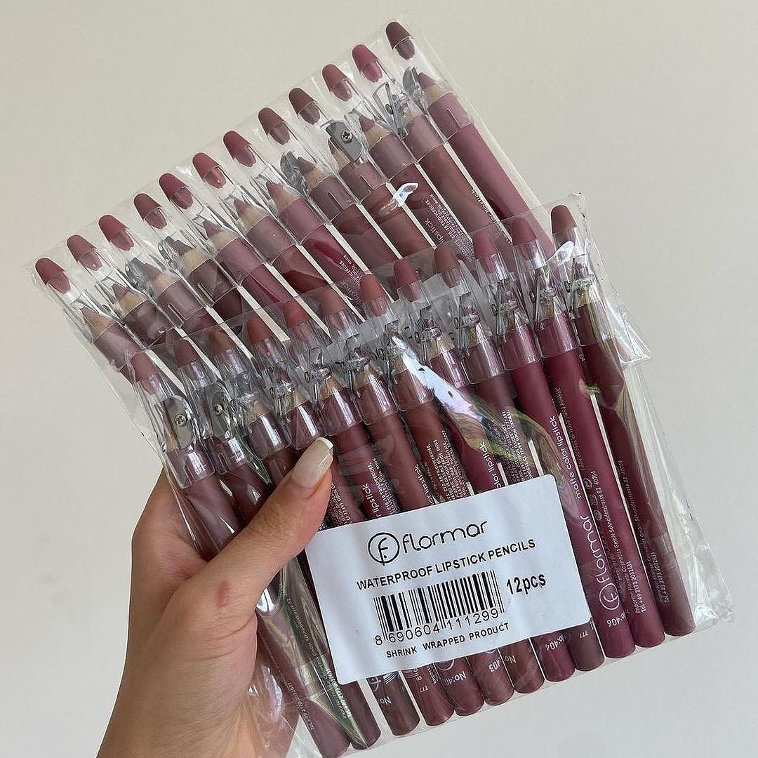 Flormar - 12 Color Jumbo Lip Liner Pencils