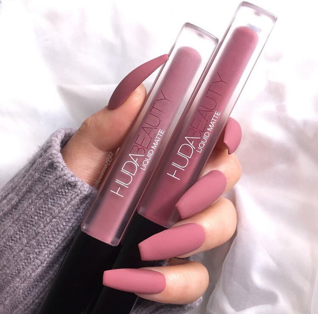 Huda Beauty - 12 Color Liquid Matte Lipsticks Set