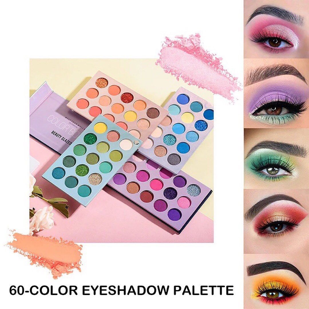 60 Color Matte & Shimmer Eyeshadow Palette