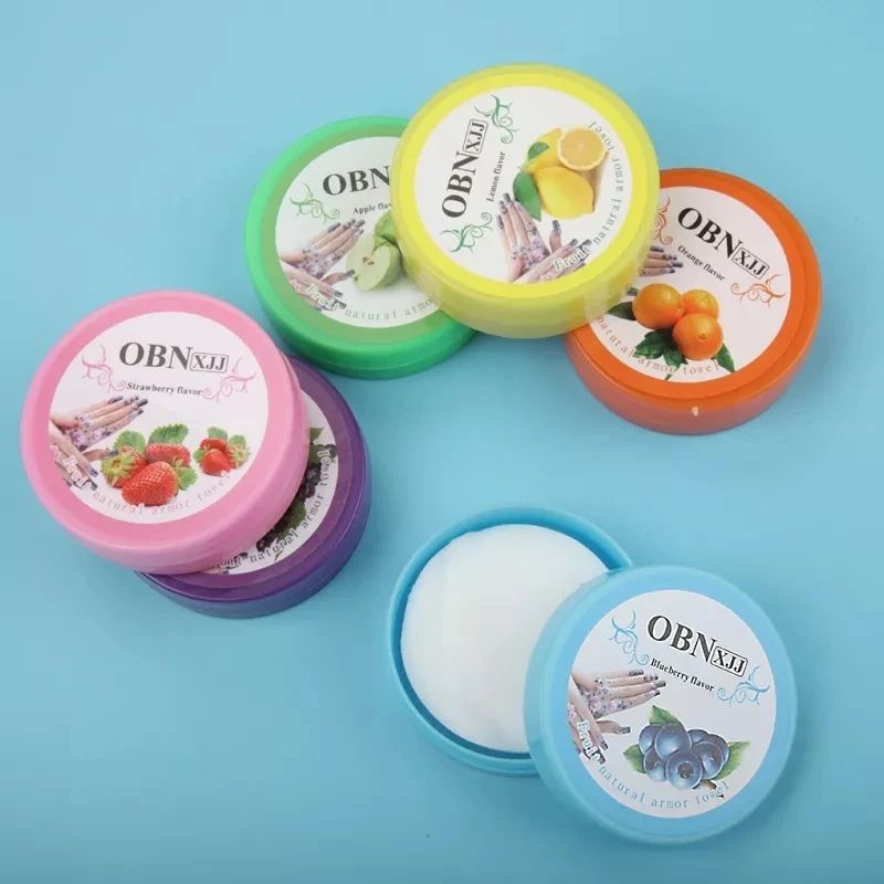 192 Piece Nail Polish Remover Pads Fruit Flavored Oil Cotton