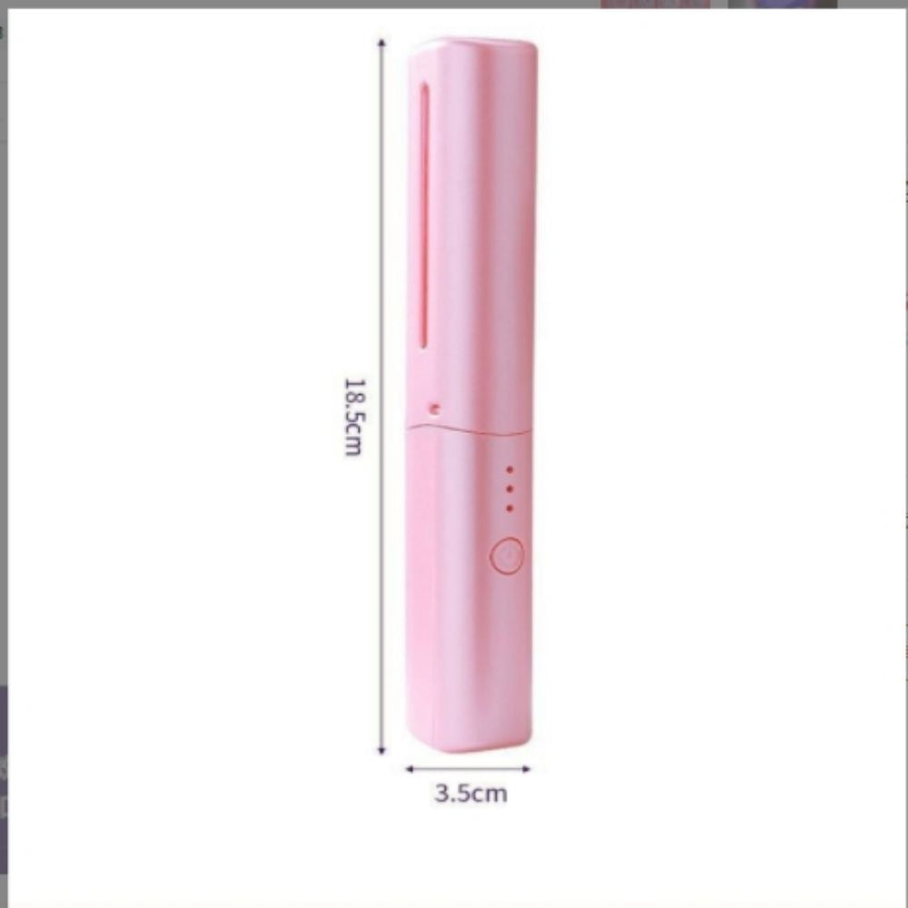 Portable Mini Electric Hair Straightener Comb Charging Temperature Adjustable Comb