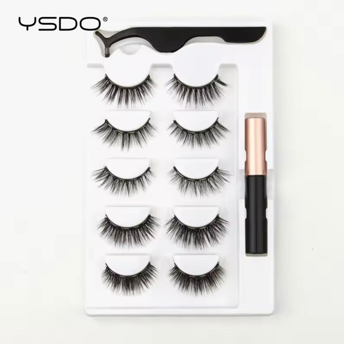 5 Pair Magnetic False Eyelashes Set