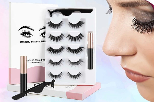 5 Pair Magnetic False Eyelashes Set