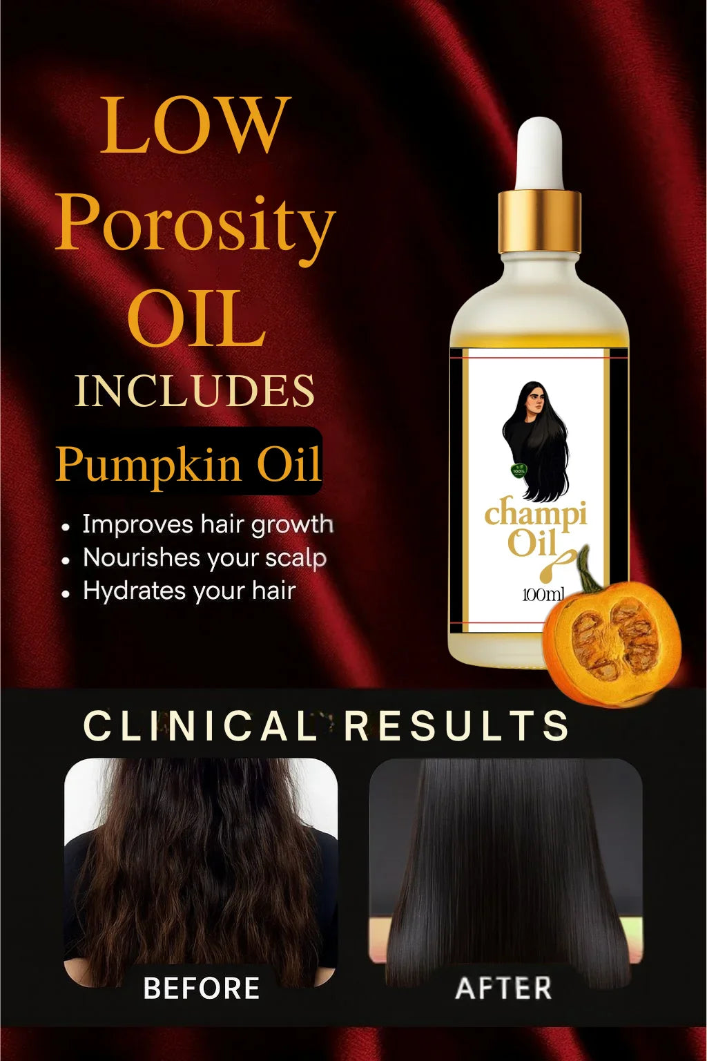 Champi Low Porosity Hair Oil 100 Ml