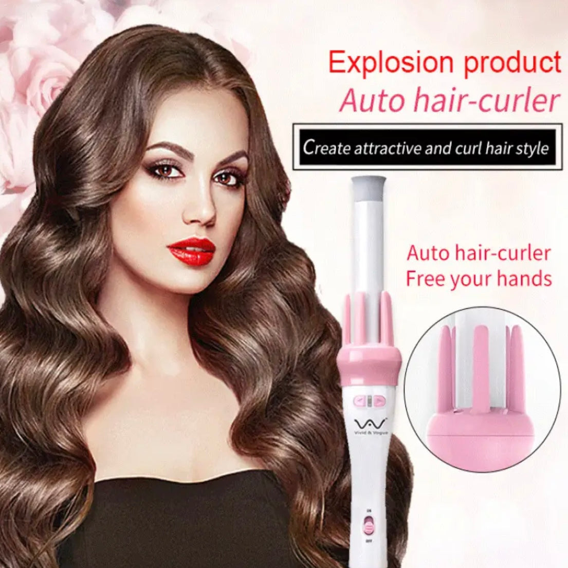 Auto Rotating Hair Curler Curling Iron Ceramic Electric Curler