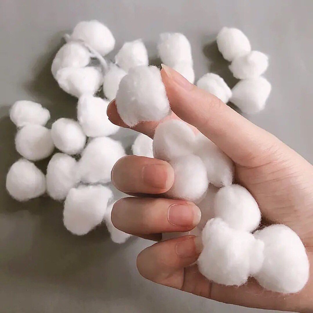 100pcs Cotton Balls New Nail Art Tool Nail Polish Remover Cotton Ball