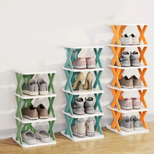 Simple Shoe Rack Shoe Storage Organizer, Compact Shoe Shelf (5 Layer)