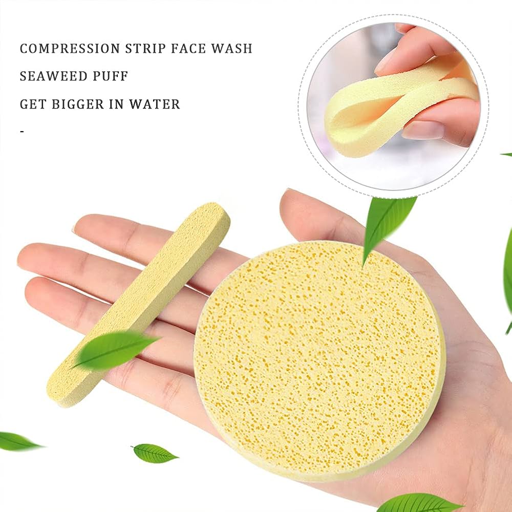 12pcs Magic Facial Sponge Compressed Cleaning Round Facial Washing Sponge