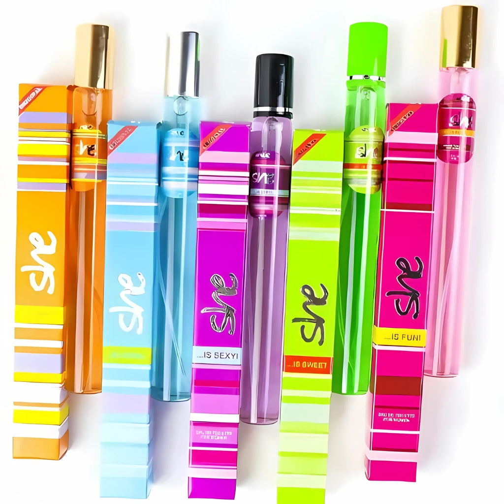 Perfumes, Pack of 5 Pocket 35ml, Long-Lasting Fragrance for Women