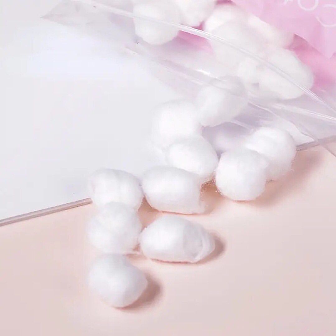 100pcs Cotton Balls New Nail Art Tool Nail Polish Remover Cotton Ball