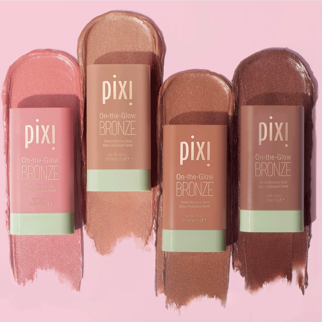 Pixi - 4pcs On-the-Glow Bronzer Sticks