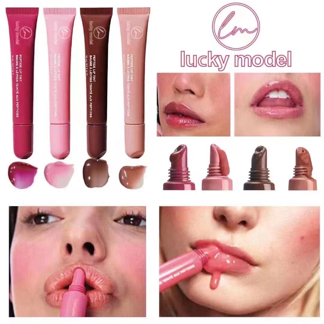 Lucky Model - 4pcs Lightweight Peptide Lip Tint