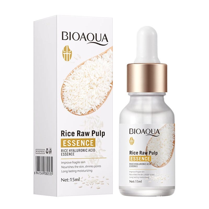 BioAqua - Hyaluronic Acid Rice Raw Pulp Essence Face Serum 15ml