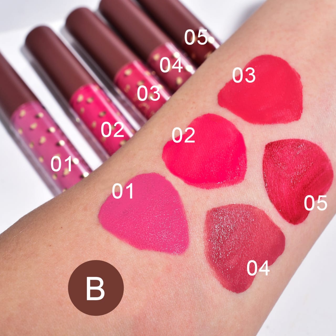 Kevin & Coco - 5 Color Be Mine Matte Lip Gloss