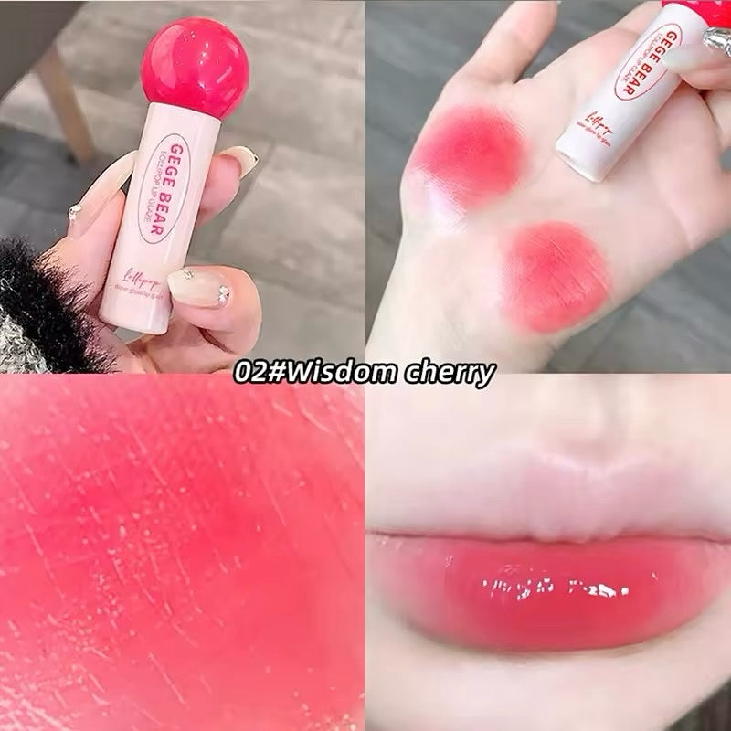 Gege Bear - 3pcs Mirror Crystal Lip Plumping Hydrating Gloss