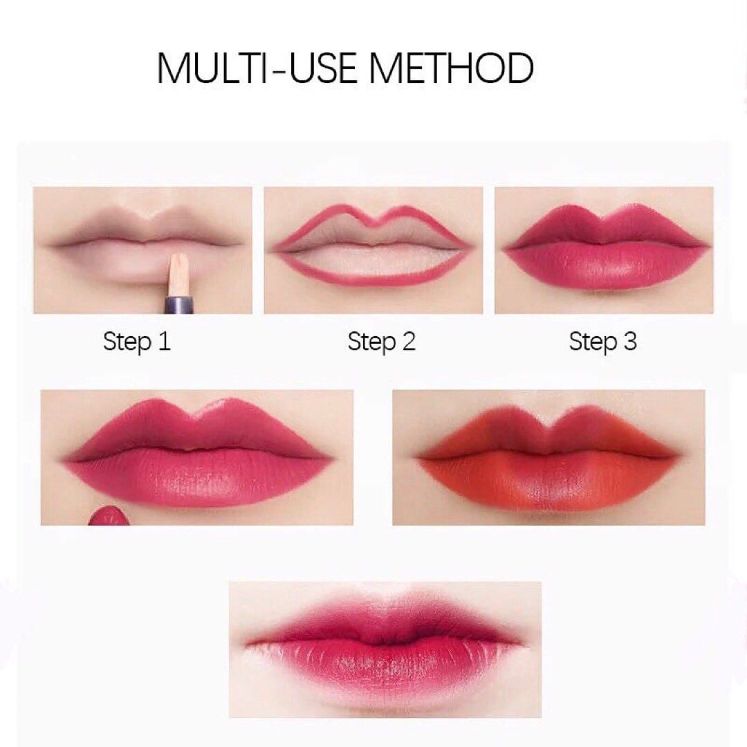 6pcs Shedella Velvet Matte Lipstick Bullet Long-lasting Waterproof Lipstick