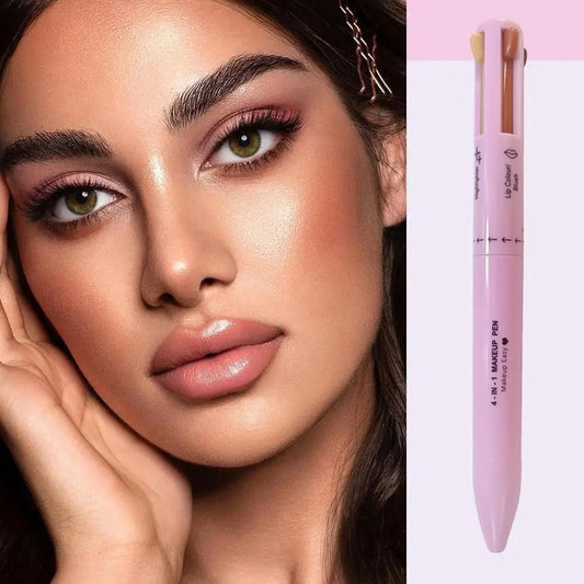 4 in 1 Touchup Makeup Pen (Lipstick + Blush + Highlighter + Liner)