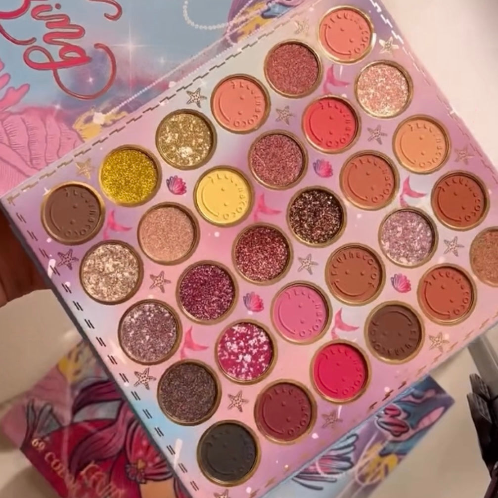 Kevin & Coco - 69 Color Mermaid Matte & Shimmer Eyeshadow Palette