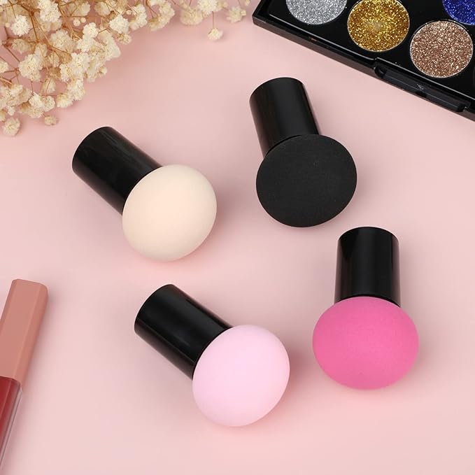 Mushroom Shape Cosmetic Puff Makeup Sponge for Liquid Foundation