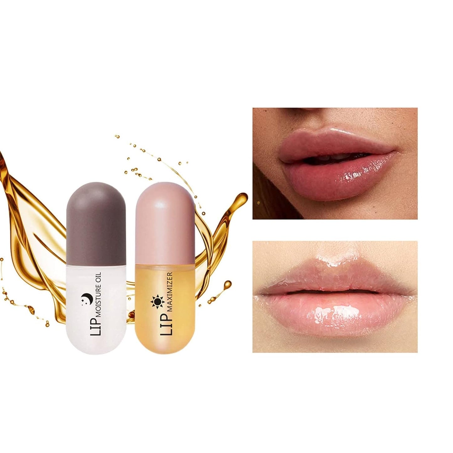 Instant Volume Lip Plumper Moisturizing Repairing Reduce Lip Fine Line Lip Oil