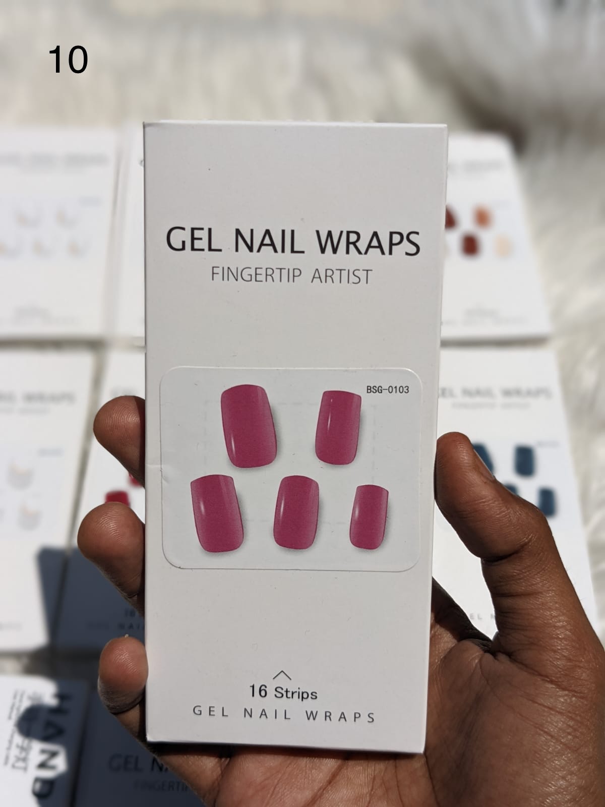 UV Gel Nail Stickers with UV Light Long-lasting Nails - 16 Gel Nails