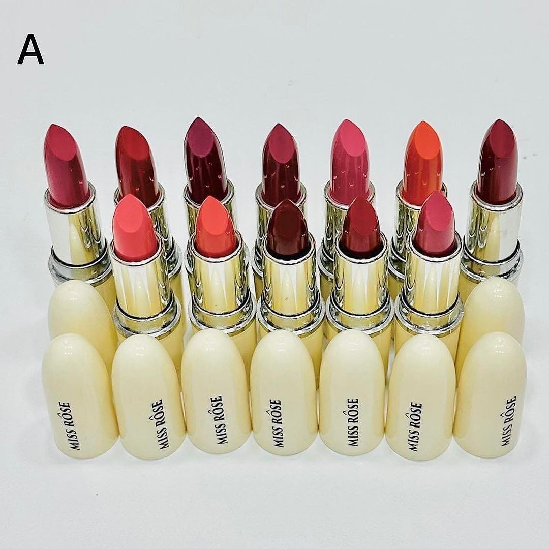 Miss Rose - 12pcs Matte Velvet Lipsticks Set