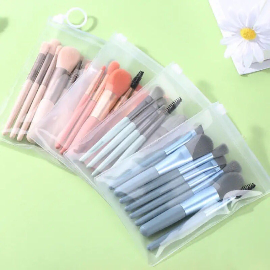 8pcs Travel Unicorn Makeup Brush Set Portable Soft Concealer Beauty Foundation Eyeshadow Set