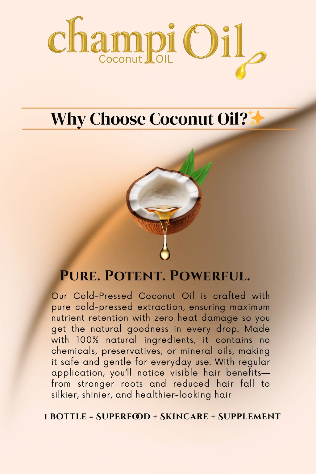 Champi Organic Coconut Oil