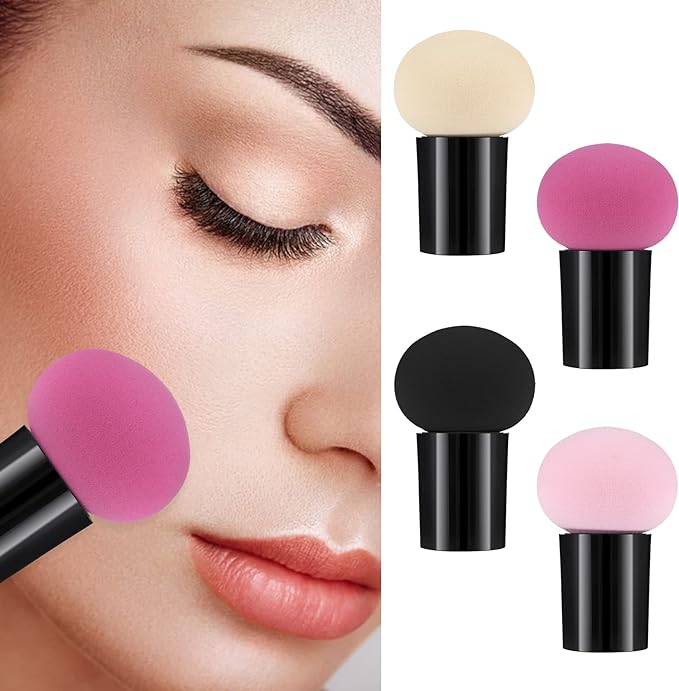 Mushroom Shape Cosmetic Puff Makeup Sponge for Liquid Foundation