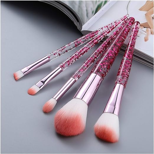 10pcs Crystal Makeup Brush Set