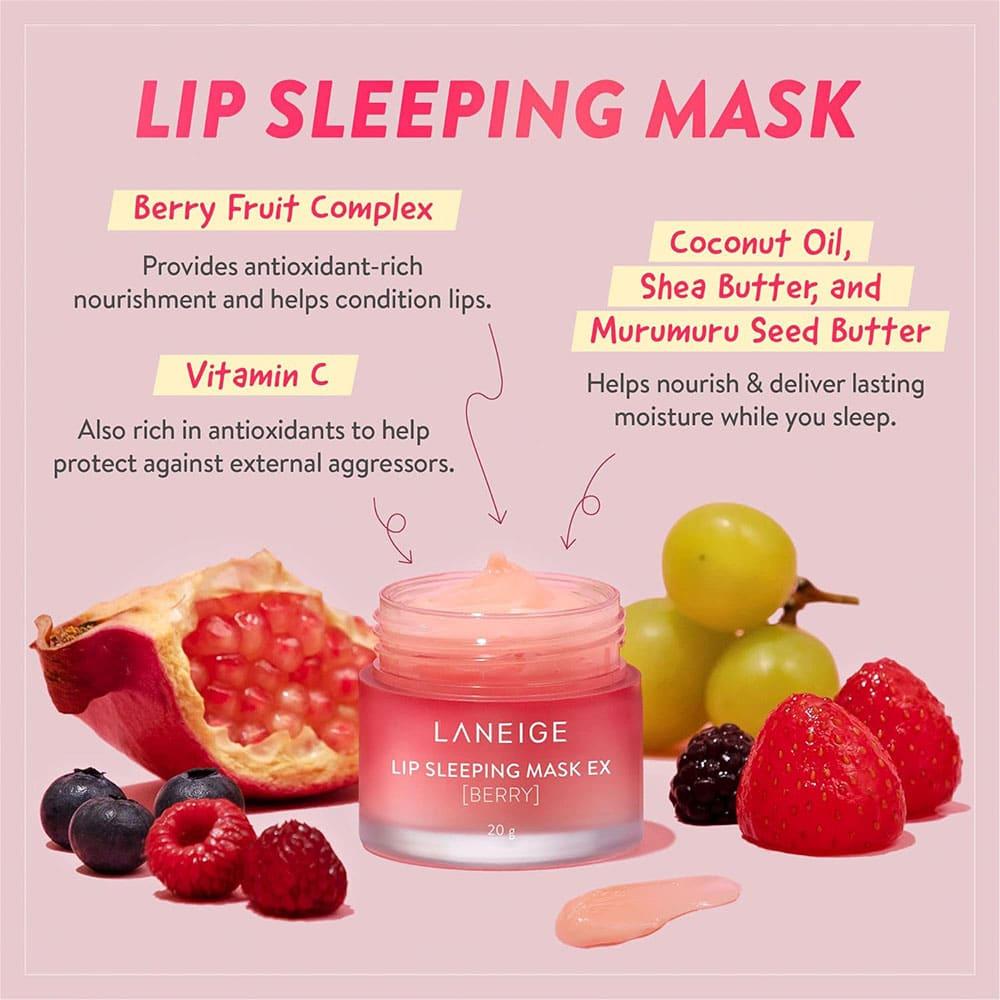 Laneige - Strawberry Lip Sleeping Mask - 20g