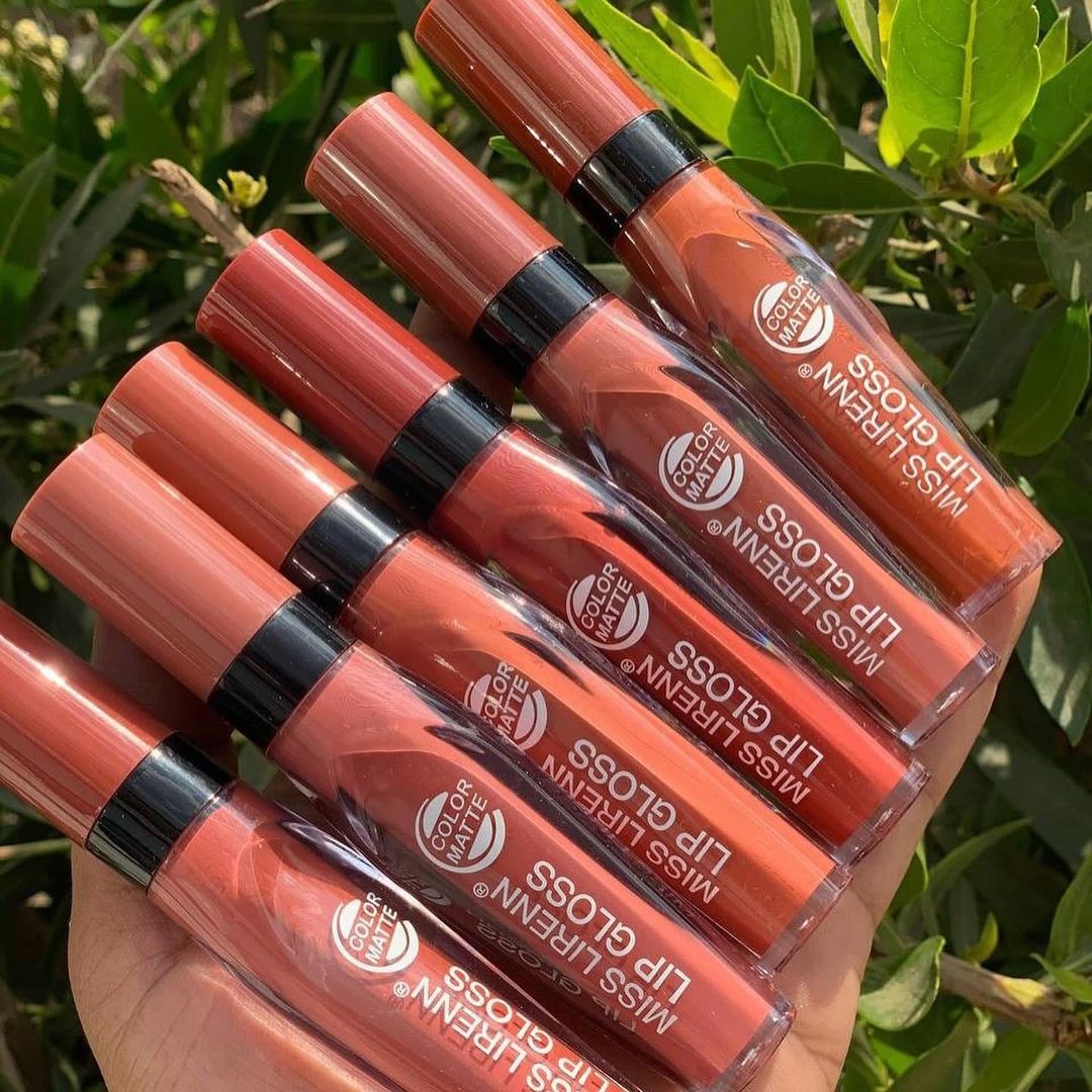 6pcs Nude Velvet Matte Waterpoof Lip Gloss