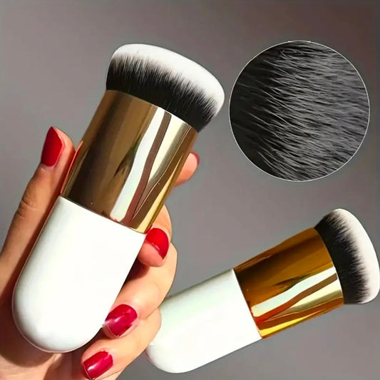 Chubby Pier Foundation Brush Flat Cream Professional Cosmetic Brush