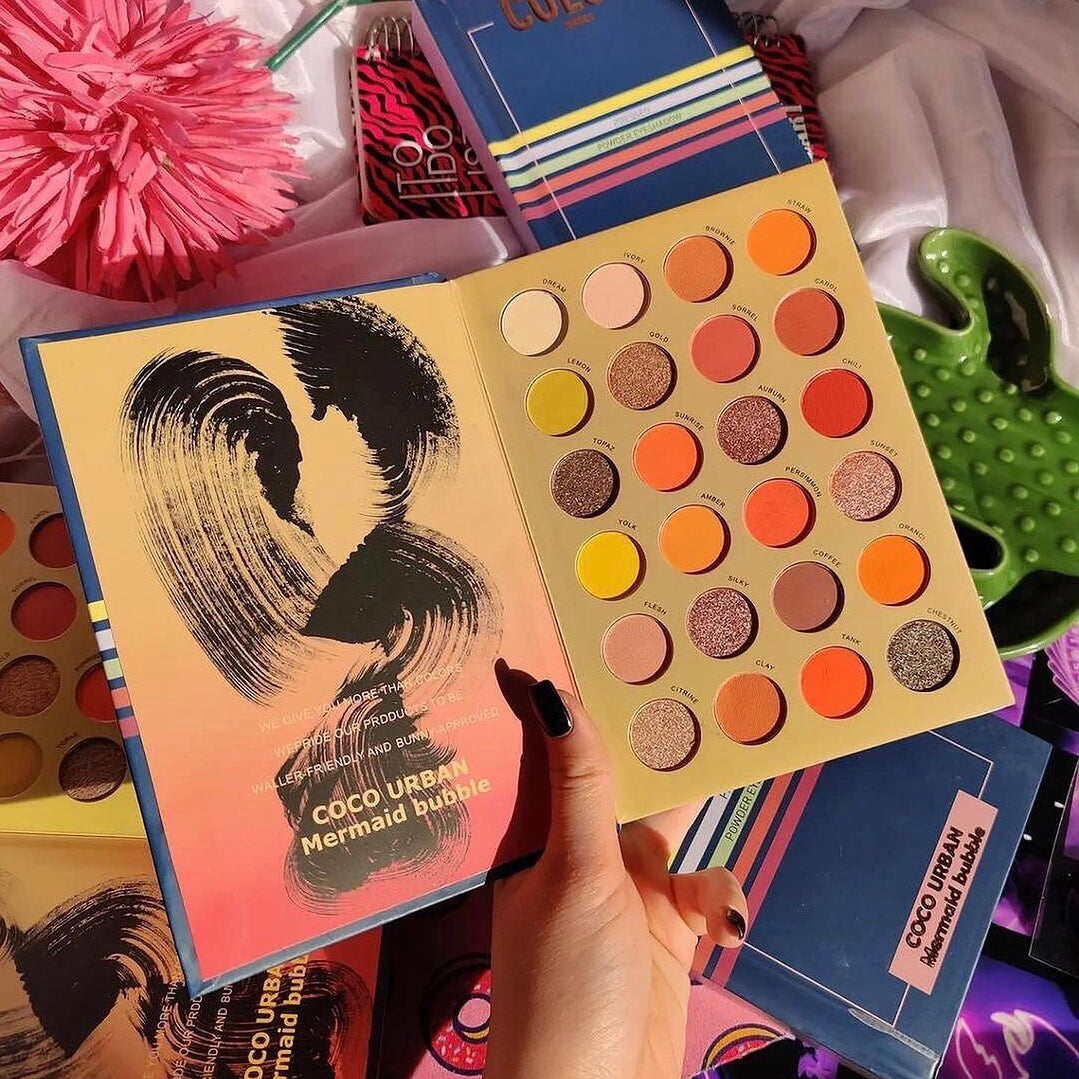 72 Colors Professional Book Three Layer Matte Shimmer Eyeshadow Book