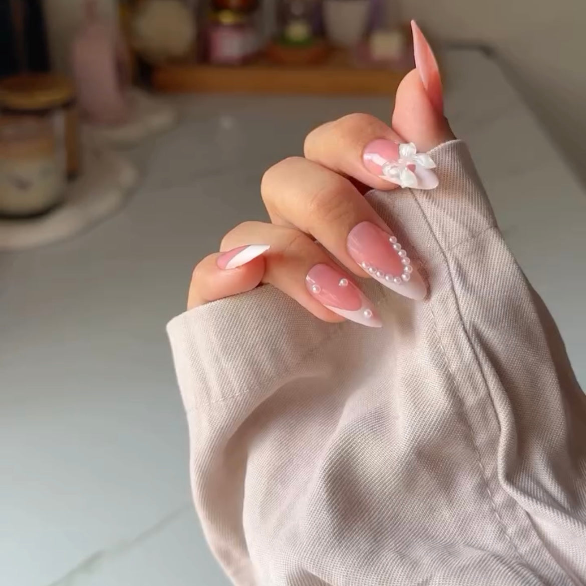 12pcs Aesthetic Korean Nails Most Viral Pinteresty Nails