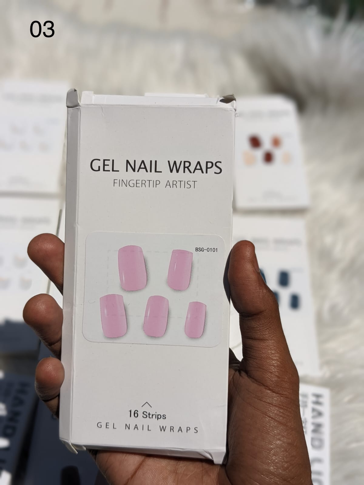 UV Gel Nail Stickers with UV Light Long-lasting Nails - 16 Gel Nails