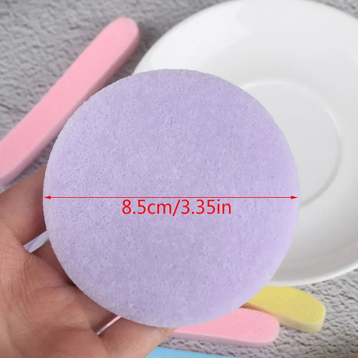 12pcs Magic Facial Sponge Compressed Cleaning Round Facial Washing Sponge