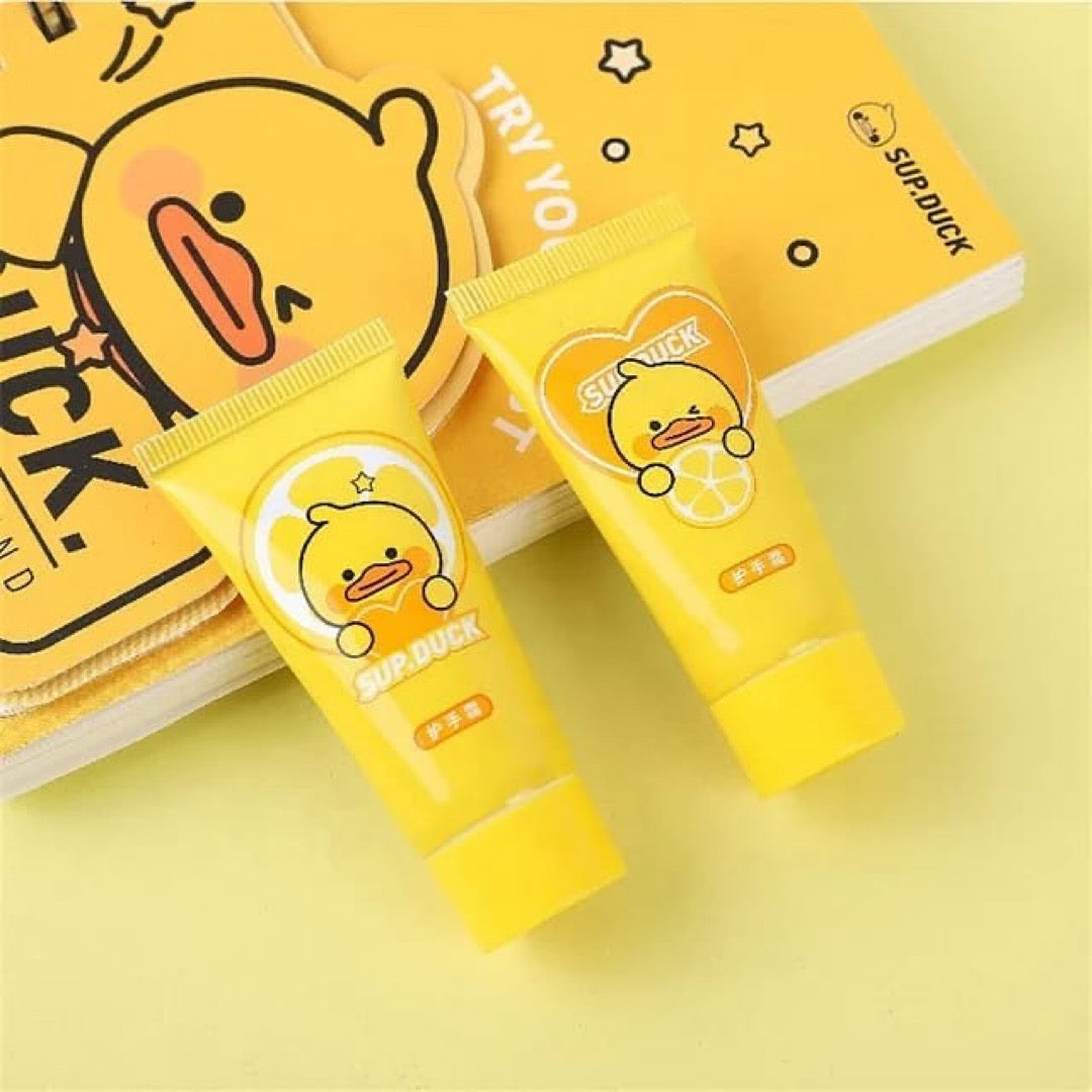 2pcs Hand Cream Lip Balm Set Plant Moisturizing Anti Chapping Hand Lotion and Lip Balm