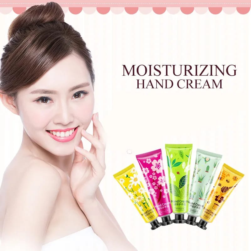 5pcs Plant Extract Moisturizing Hand Cream