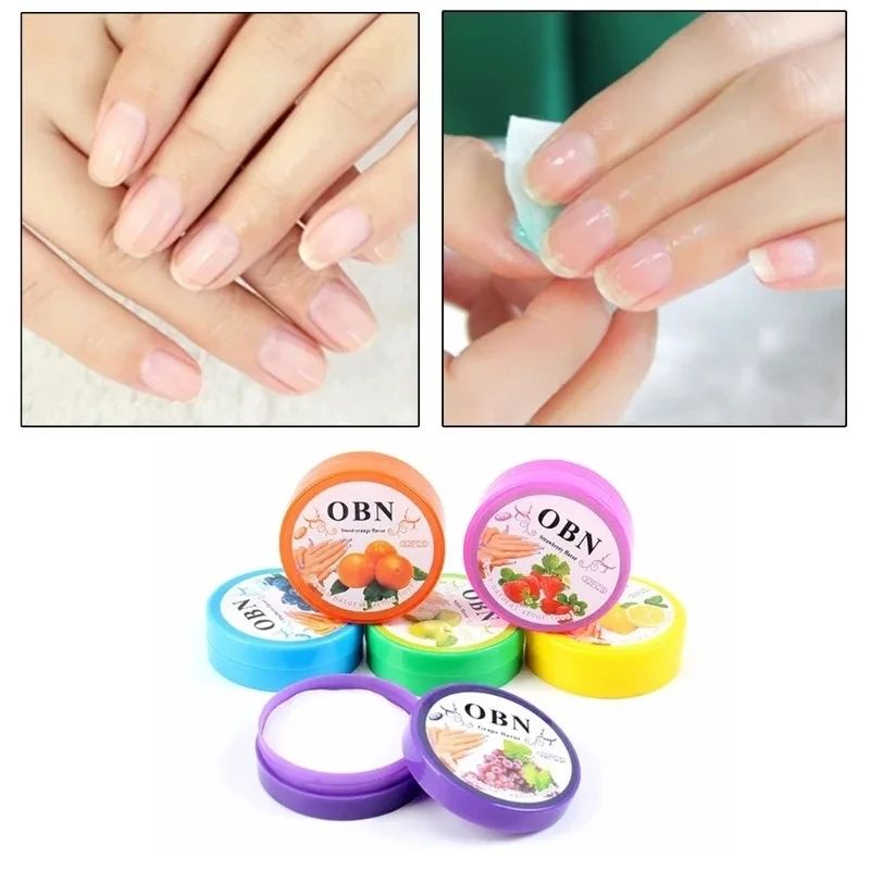 192 Piece Nail Polish Remover Pads Fruit Flavored Oil Cotton