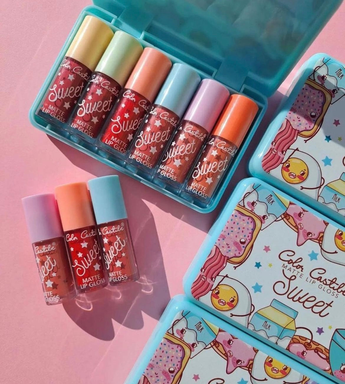 Color Castle - 6pcs Sweet Cookie Lip Gloss