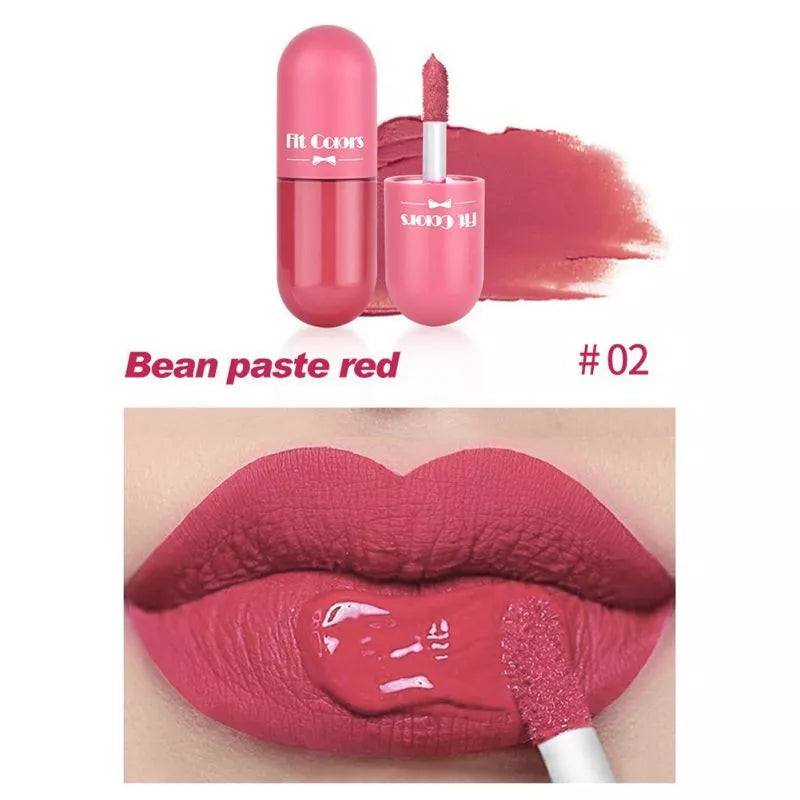 Fit Colors - 5pcs Mini Capsule Lip Gloss Set