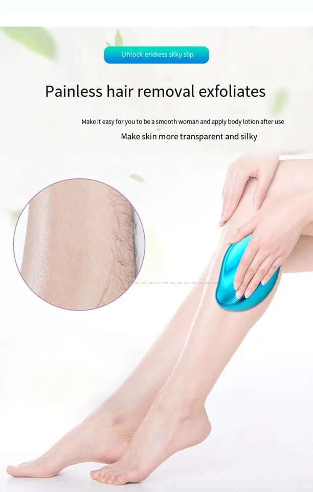 Painless Crystal Hair Remover Stone Instant Body Hair Remover