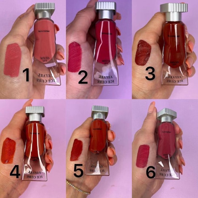 6pcs Cutest Ice Cube Lipsticks