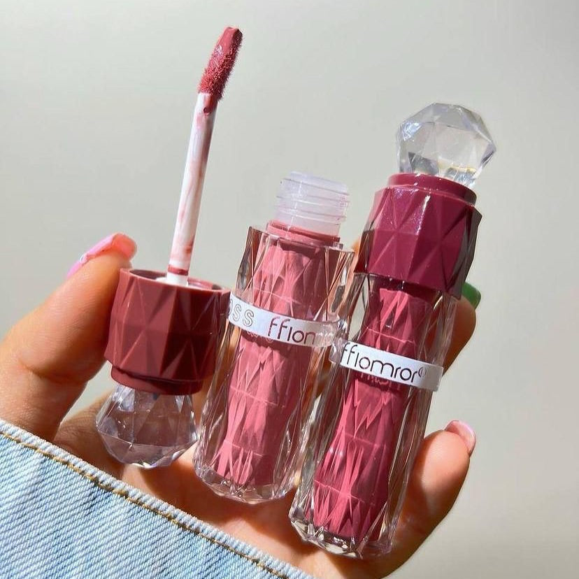 6pcs Luxury Diamond Long-lasting Lip Gloss