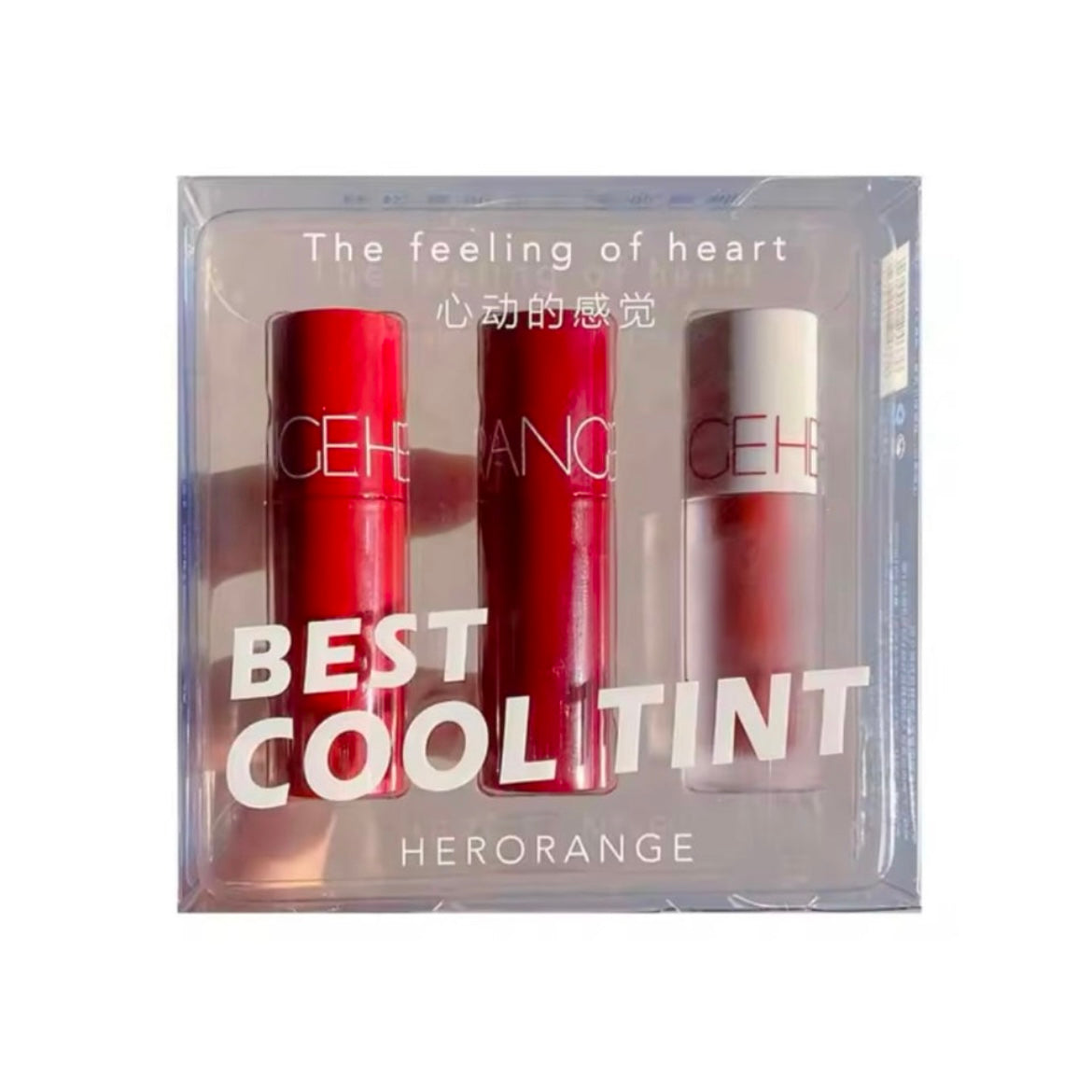 HERORANGE - 3pcs Cool & Warm Matte Lip Gloss