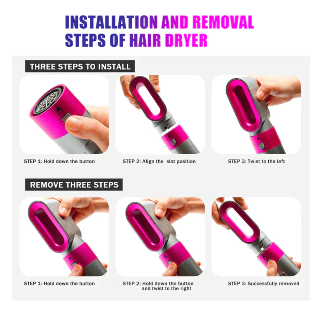 One Step - 5 In 1 Hot Air Styler