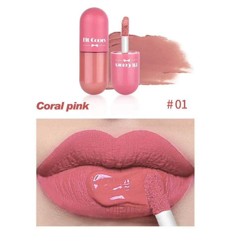 Fit Colors - 5pcs Mini Capsule Lip Gloss Set