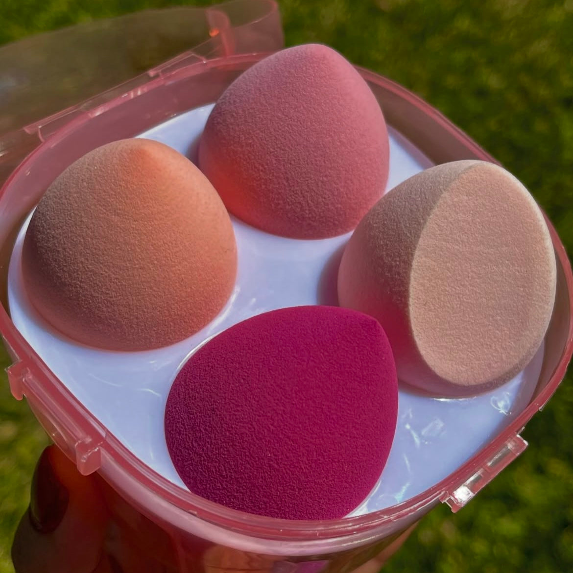 4pcs Travel Beauty Blenders Box